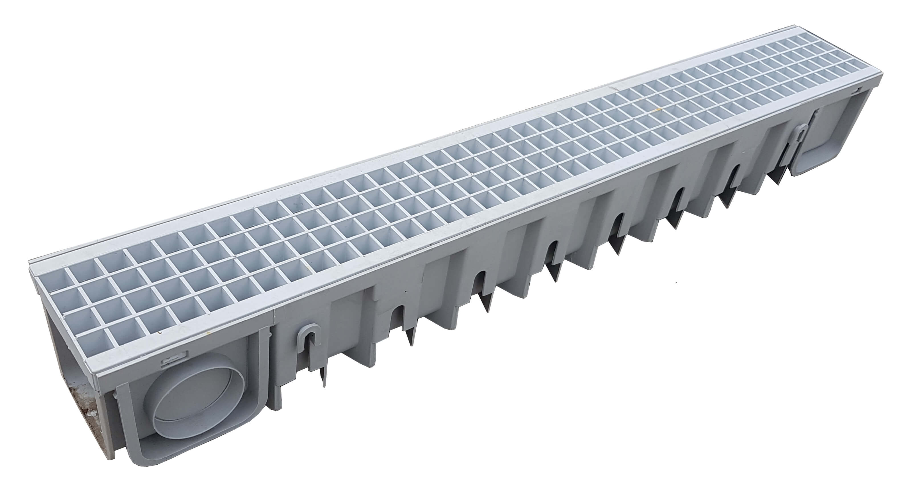 Garazna kanalica 130x120x1000 sa pvc resetkom [siva]